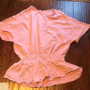 Free people pink sweater dress xs